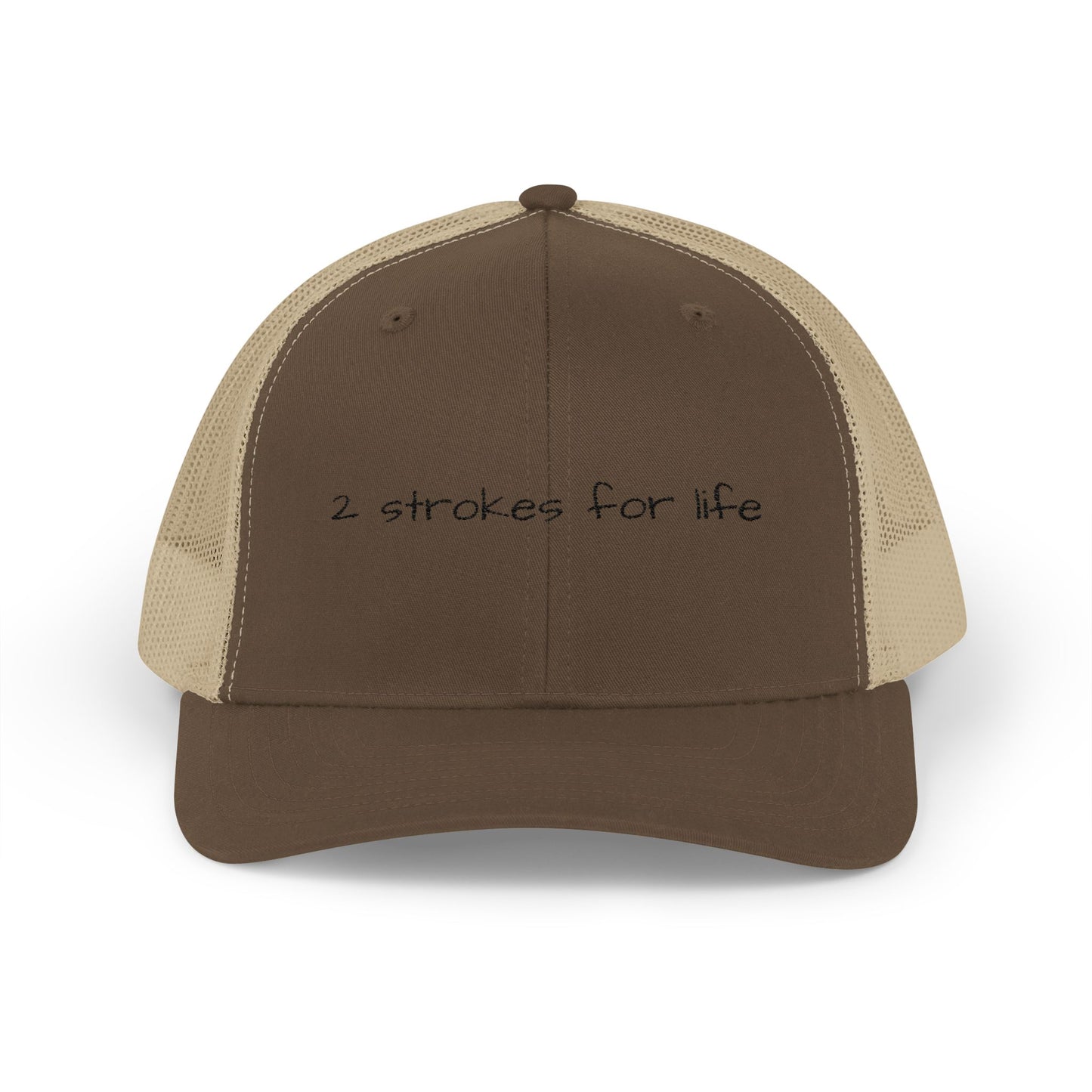 2 Strokes for Life Snap Back Trucker Hat