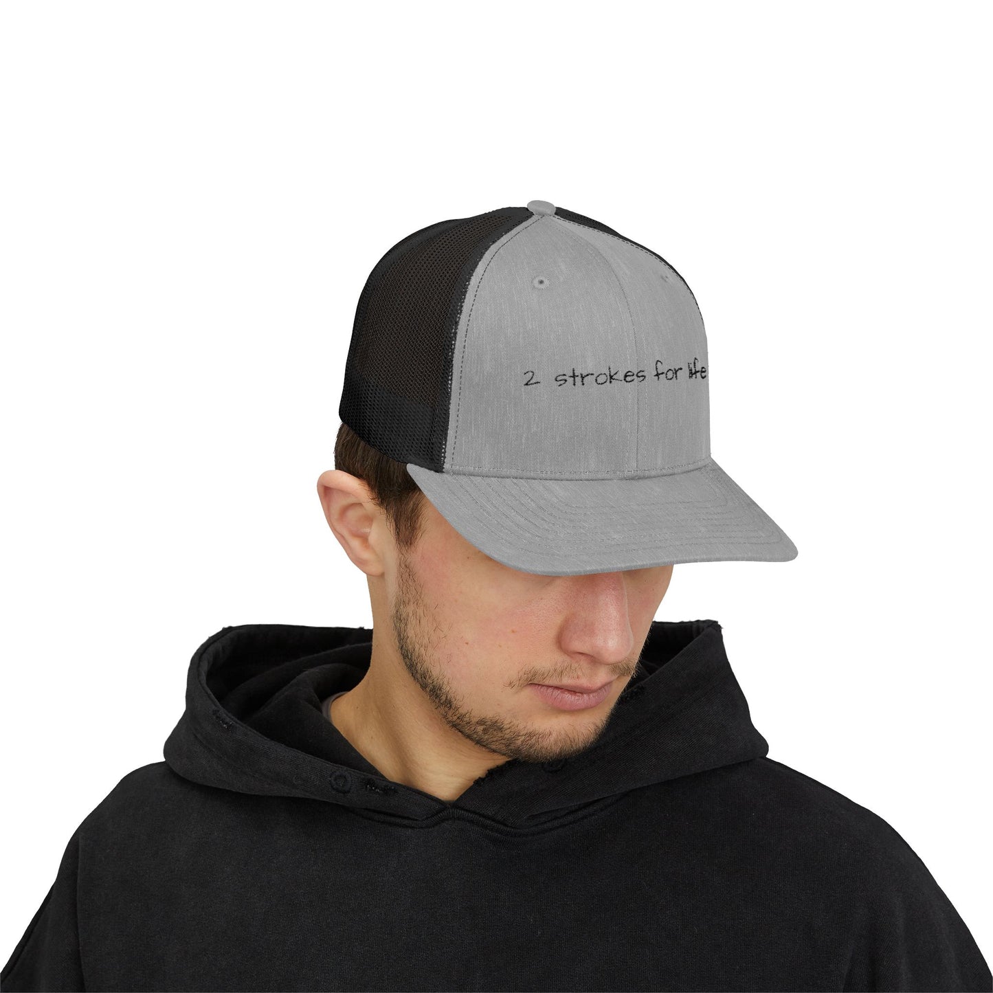 2 Strokes for Life Snap Back Trucker Hat