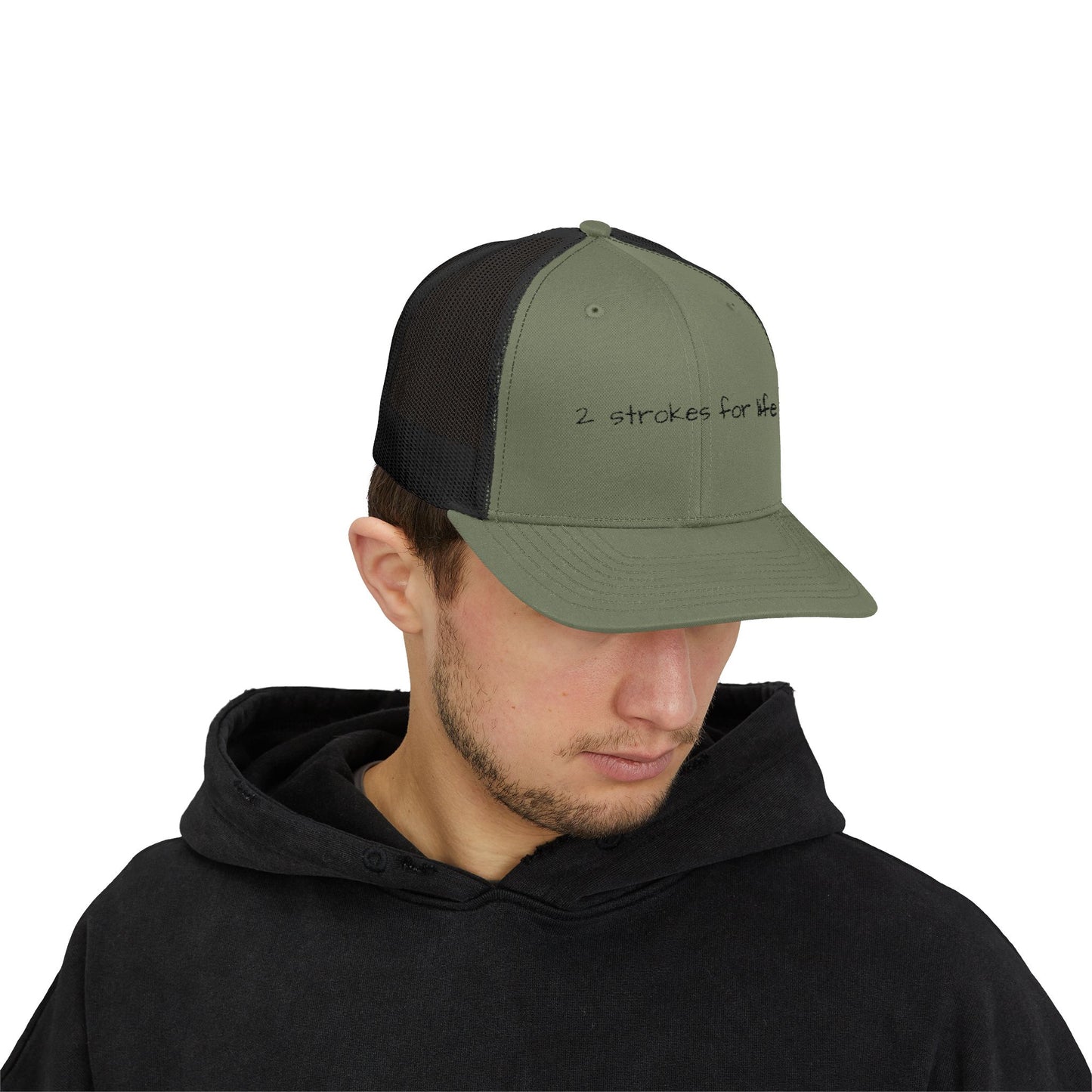 2 Strokes for Life Snap Back Trucker Hat