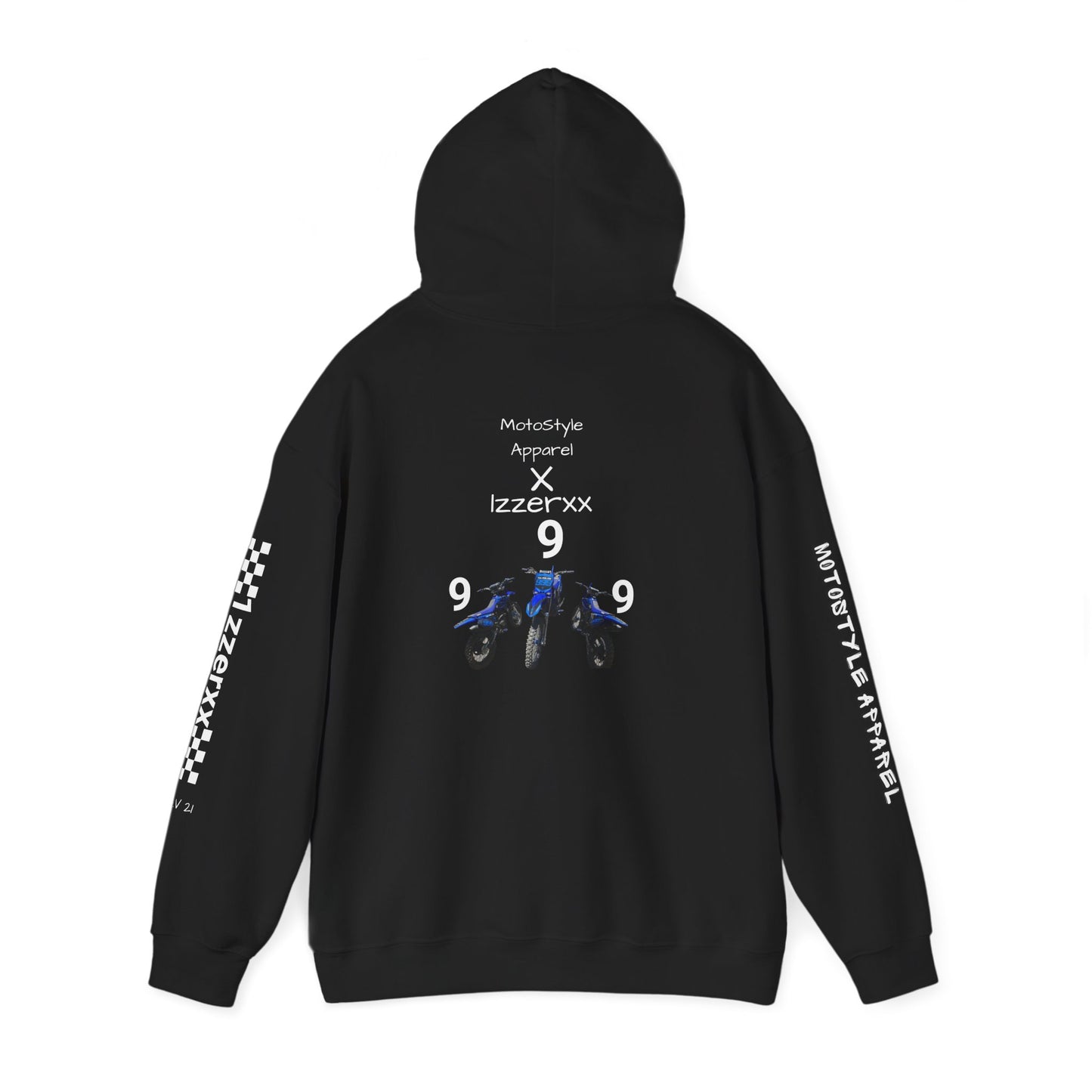 MotoStyle Apparel X 1zzerxx Mens Hoodie