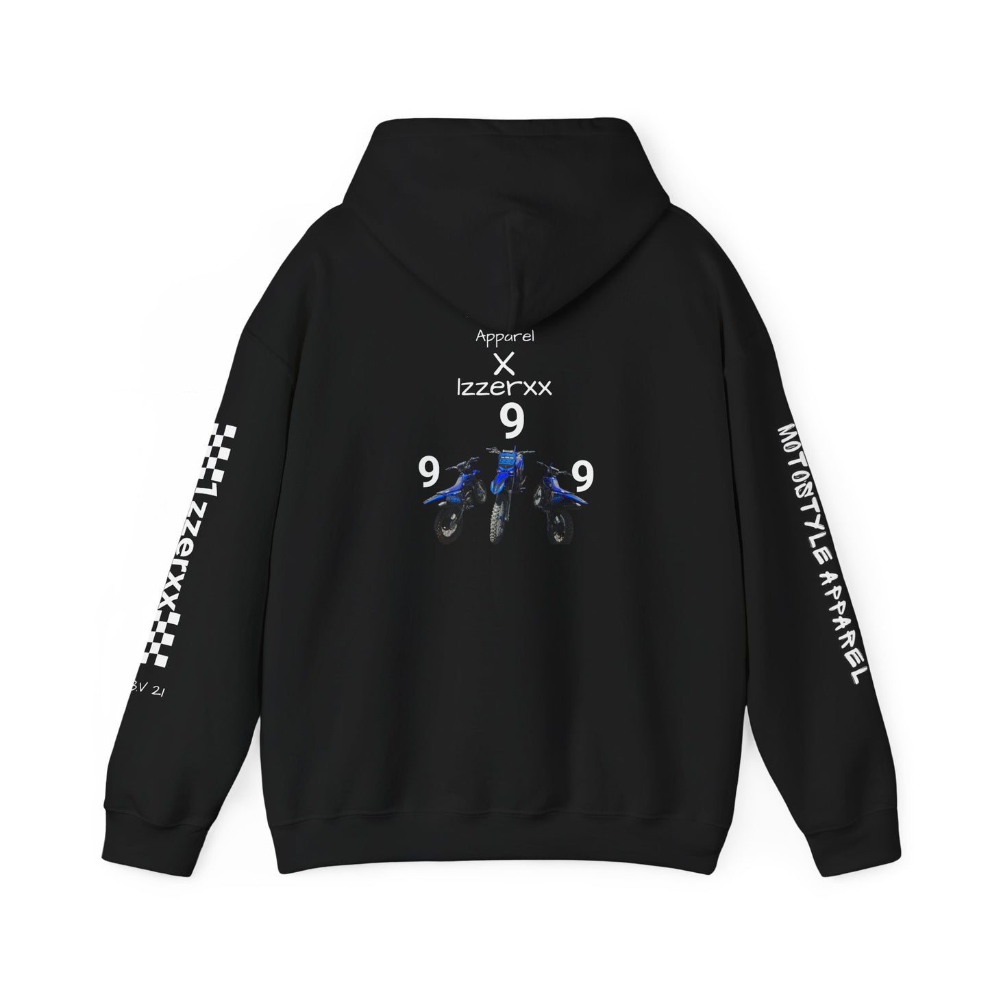 MotoStyle Apparel X 1zzerxx Mens Hoodie