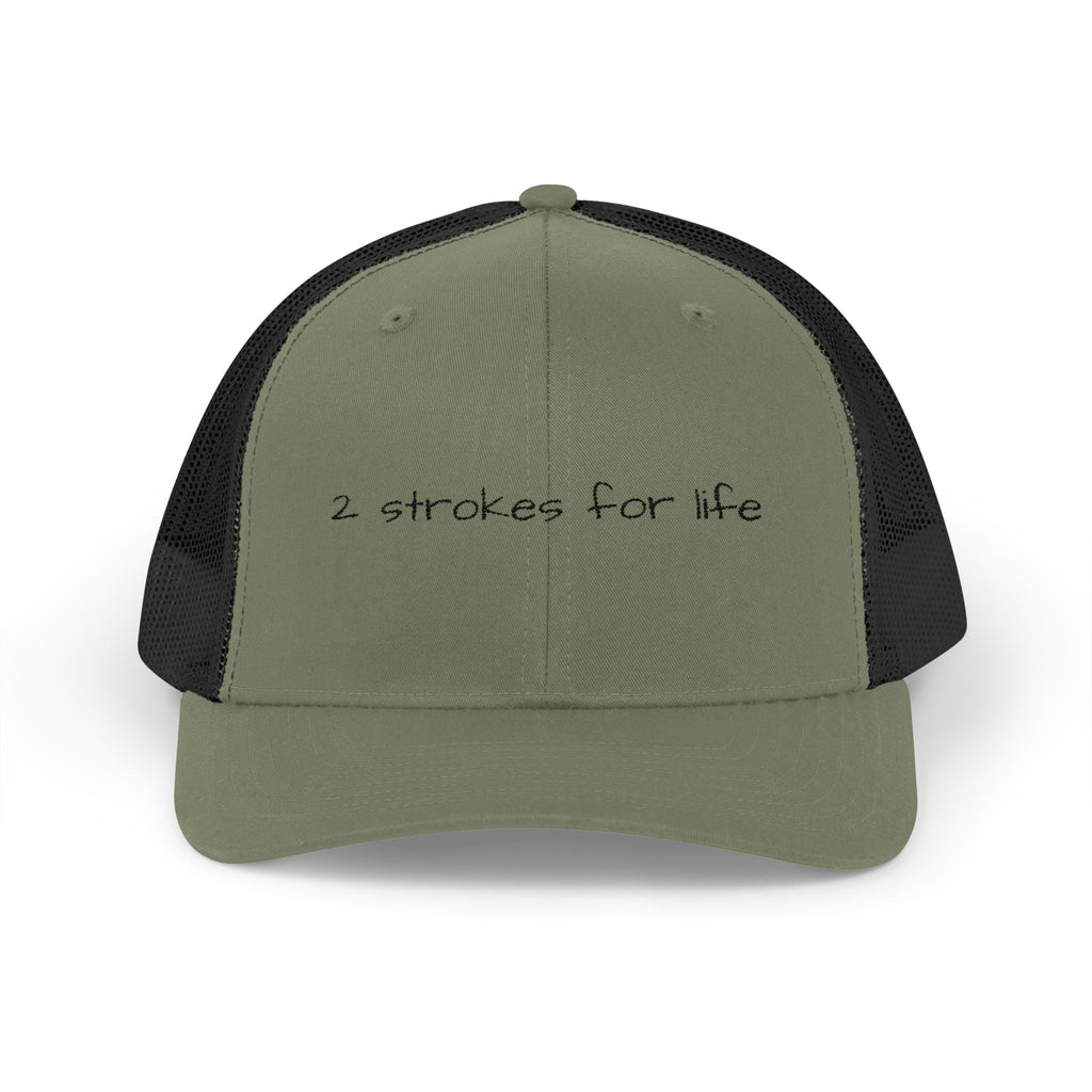 2 Strokes for Life Snap Back Trucker Hat