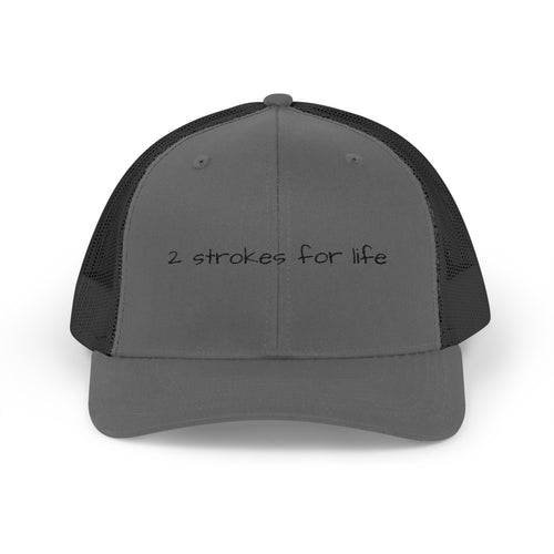 2 Strokes for Life Snap Back Trucker Hat