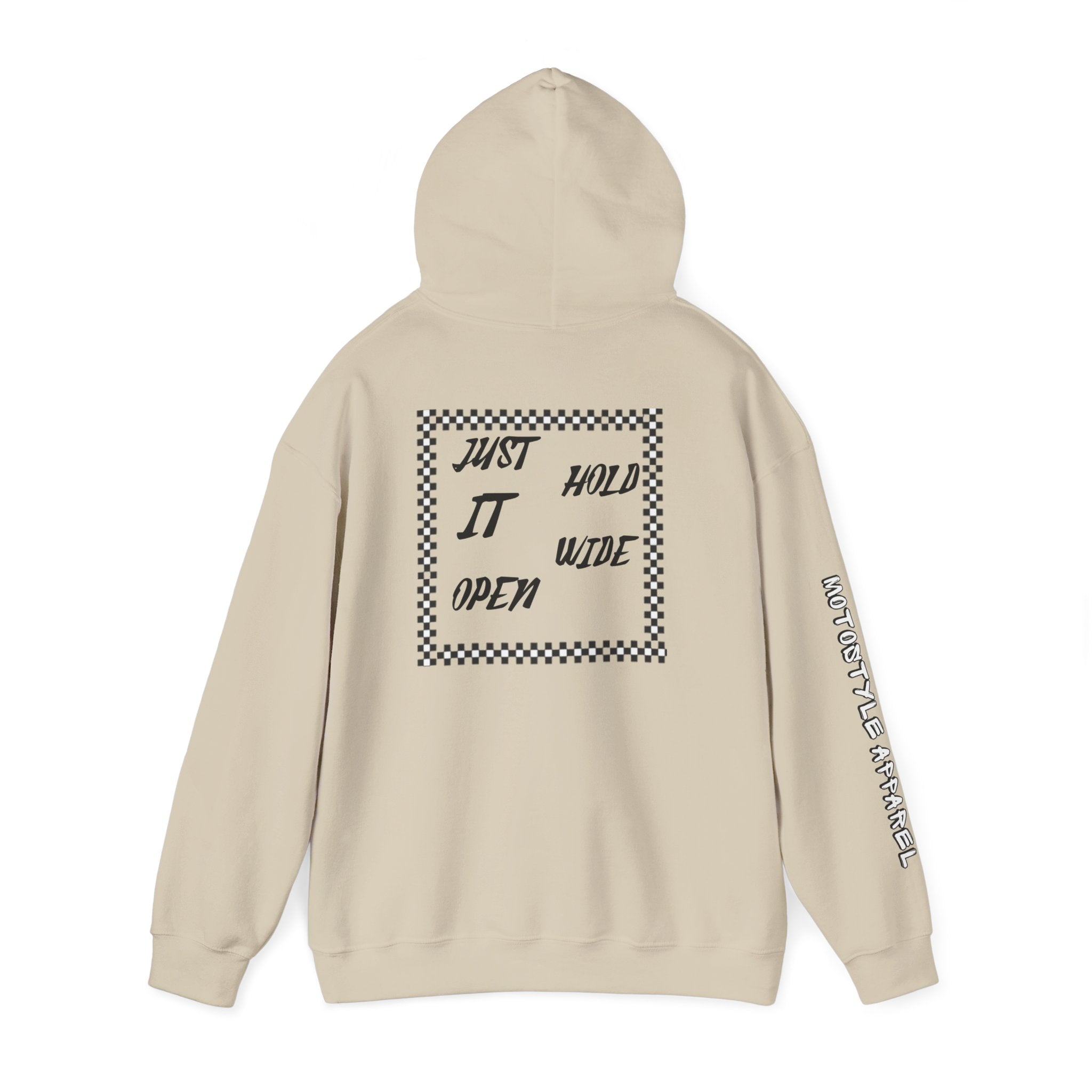 Hold It Wide Open Mens Hoodie