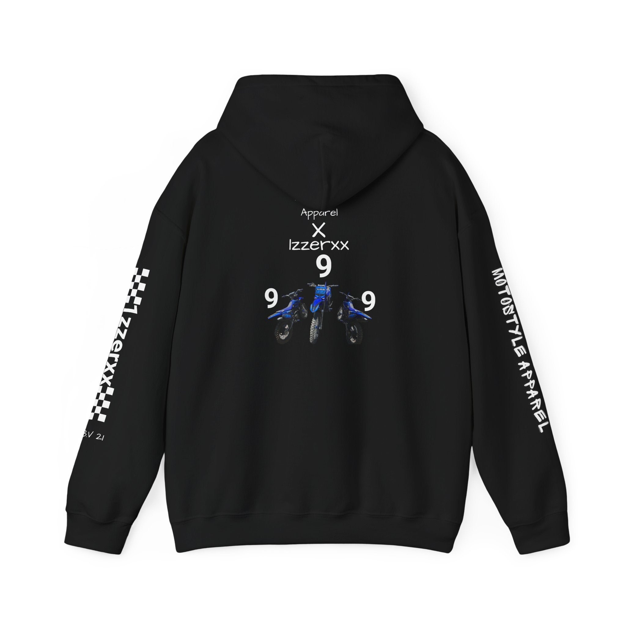 MotoStyle Apparel X 1zzerxx Mens Hoodie