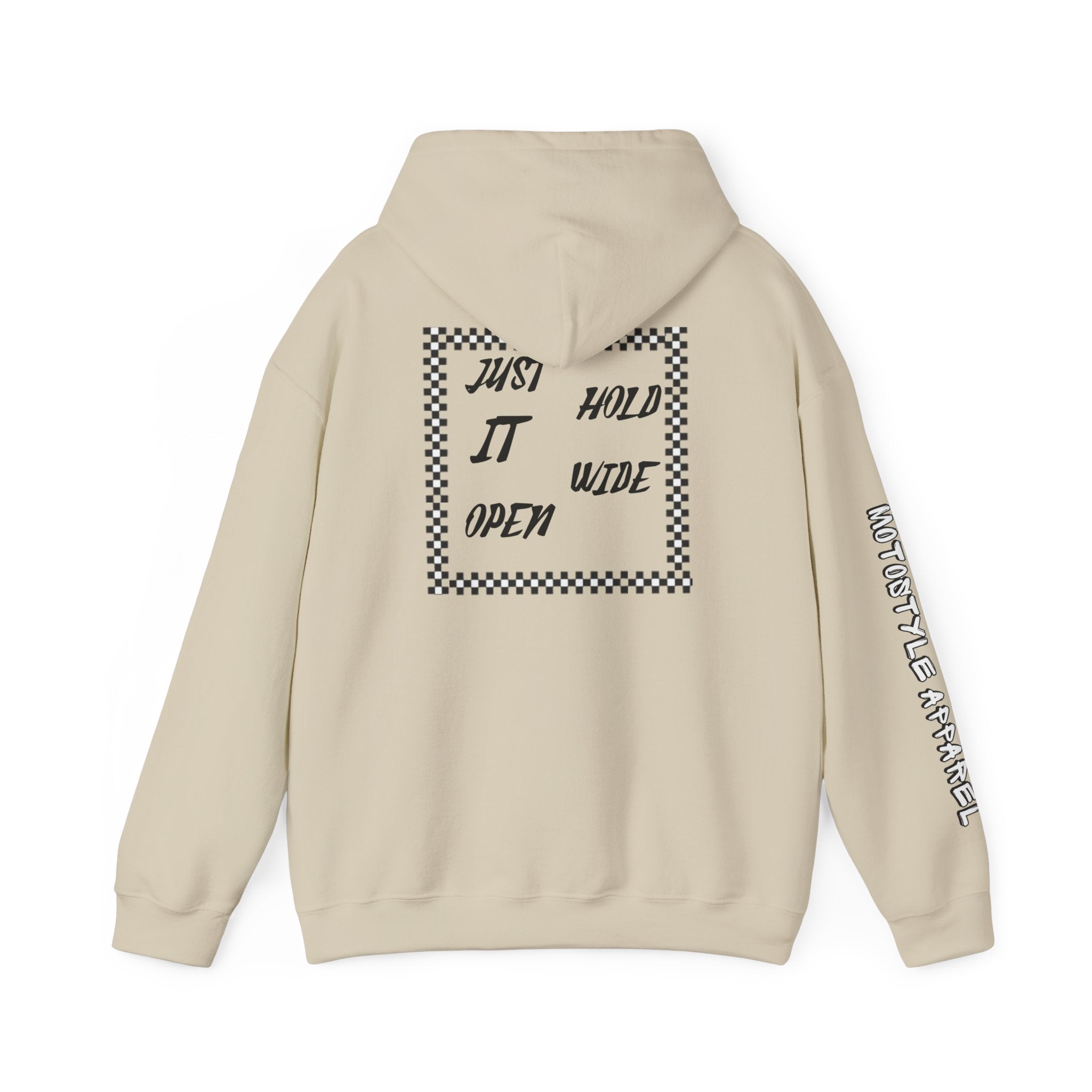 Hold It Wide Open Mens Hoodie