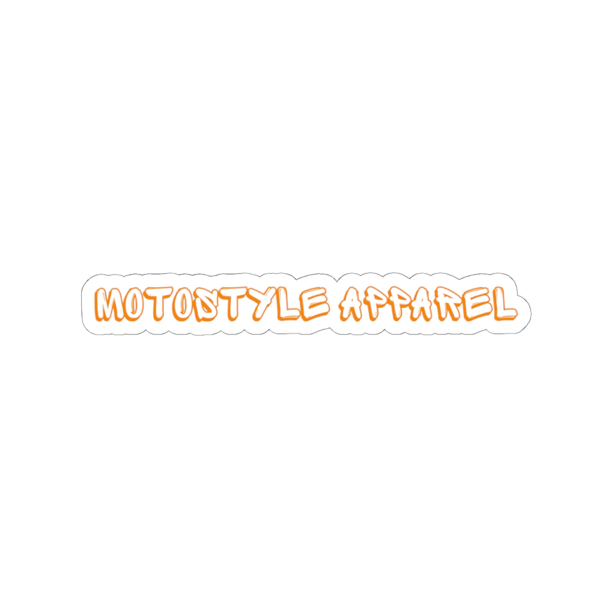 Orange Logo Swing Arm Sticker
