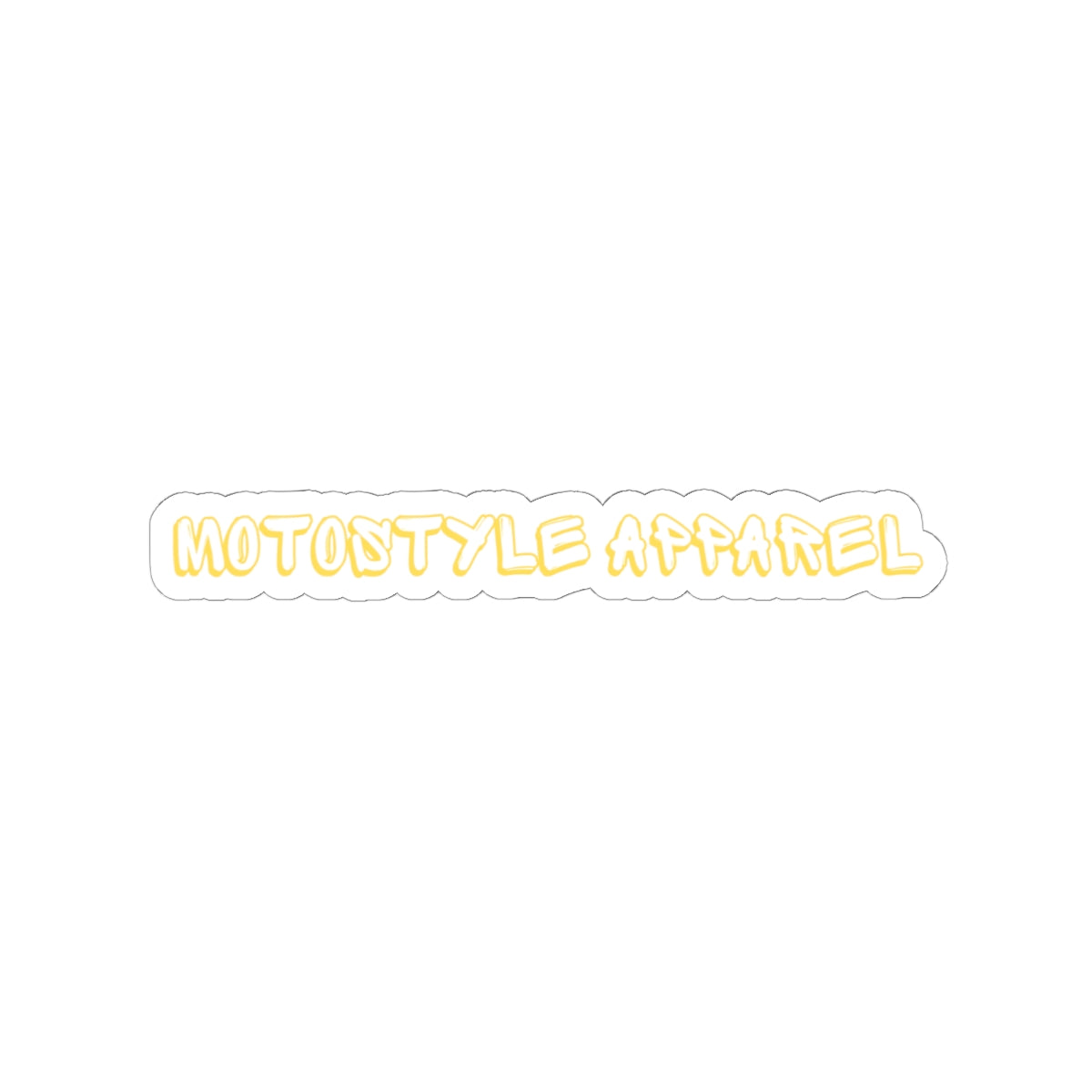 Yellow Logo Swing Arm Sticker