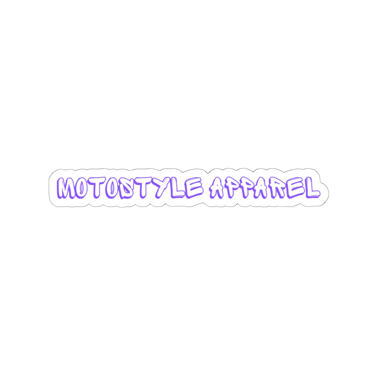 Purple Logo Swing Arm Sticker